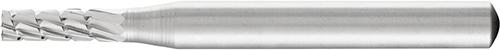 HSS-Frässtift, 6-mm-Schaft-Ø, Zylinderform A, mit Stirnverzahnung, Zahnung 3