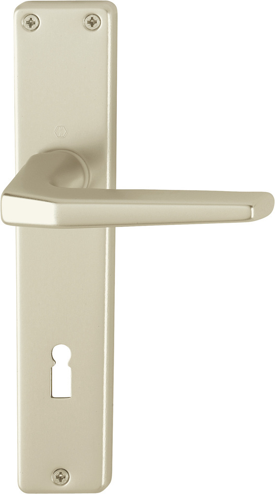 HOPPE Drückerpaar Frankfurt 117L, Aluminium