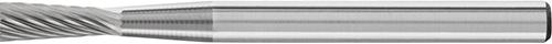 Hartmetall-Kleinfrässtift mit 3-mm-Schaft, Winkelform WKN, Zahnung 5