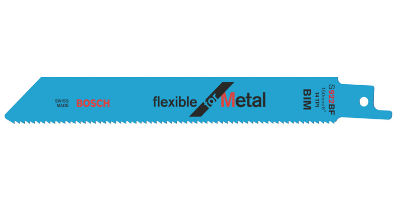 Bosch Säbelsägeblatt S 922 BF, Flexible for Metal, 100er-Pack