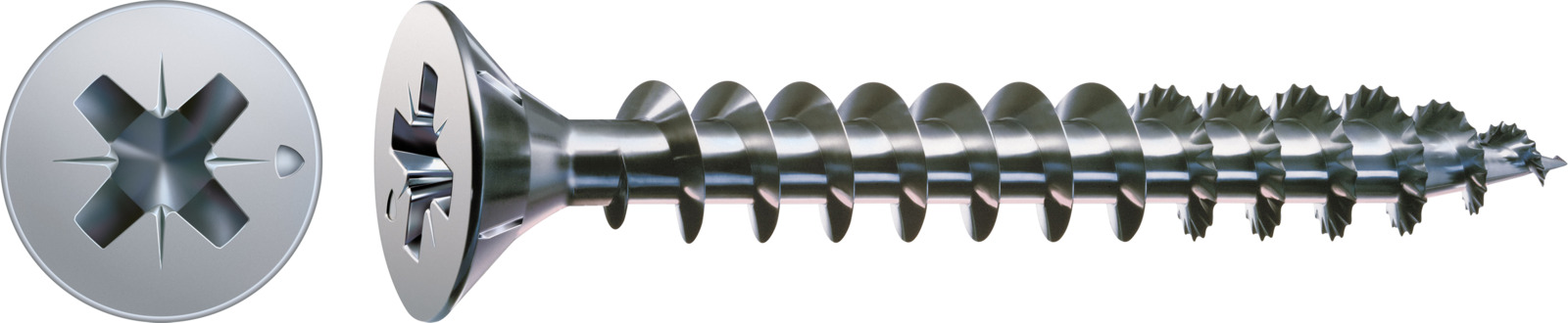 SPAX Universalschraube WIROX - Vollgewinde, Senkkopf, Kreuzschlitz, S-Spitze