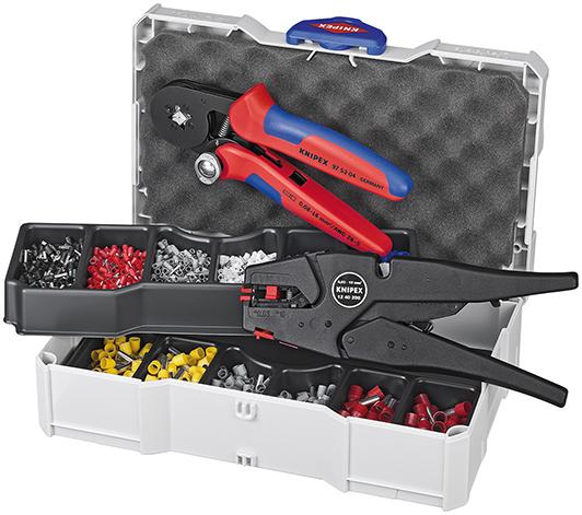 KNIPEX Aderendhülsen-Sortiment  4-kant 1250-teilig