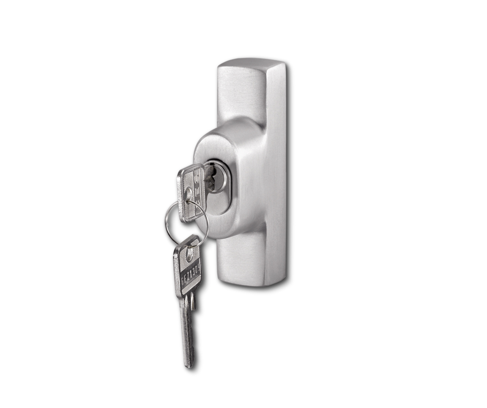 Zusatzriegelschloss GEZE F 1200, Aluminium