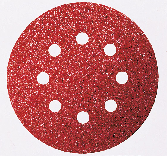 Bosch Schleifblatt C430, 125 mm, 8 Löcher, Klett, 5er-Pack
