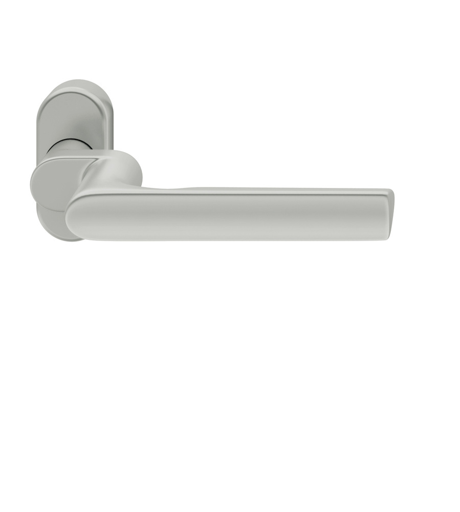 FSB FH-Drücker-Halbgarnitur ohne Schlüsselrosette 06 1093, oval, VK 9 mm, Aluminium